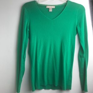 Banana Republic | Green V-Neck Sweater